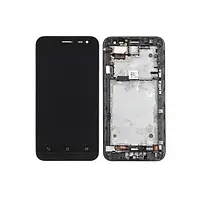 Дисплей Asus ZenFone 2 Laser (ZE500KG, ZE500KL) з сенсорним екраном та рамкою Black (PRC)