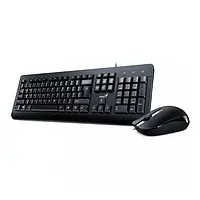 Комплект клавіатура та миша Genius KM-160 Black (31330001419) Ukr USB класичний
