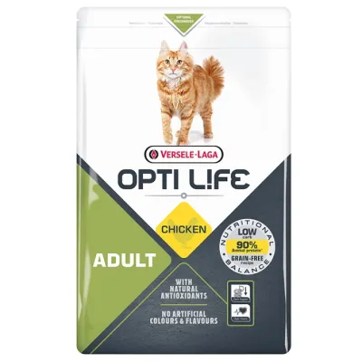 Сухий корм для котів Opti Life (Опті Лайф) Adult з куркою 2.5 кг