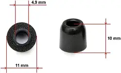 Амбушури для навушників Soundmag Premium FE-678014S S size 4.9 мм (1 пара)
