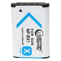 Акумулятор для фотоапарата Extradigital Sony NP-BX1 Black (BDS2648)