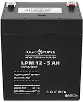 Акумулятор для ДБЖ LogicPower 12V 5Ah (LP3861) AGM