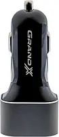 Автомобільний адаптер для телефона Grand-X CH-29 Black (36W PD+QС3.0, TypeC+USB, 36W )