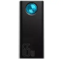 Багатопортовий повербанк Baseus Amblight Digital Display Quick Charge 30000mAh Black 65W (PPLG-A01) на 5 портів