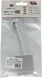 Перехідник Dynamode USB Type C (тато) - HDMI/USB-A/Type-C (мама), фото 5