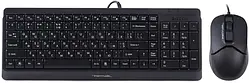 Комплект клавіатура та миша A4Tech Fstyler F1512 Black (4711421957939) USB