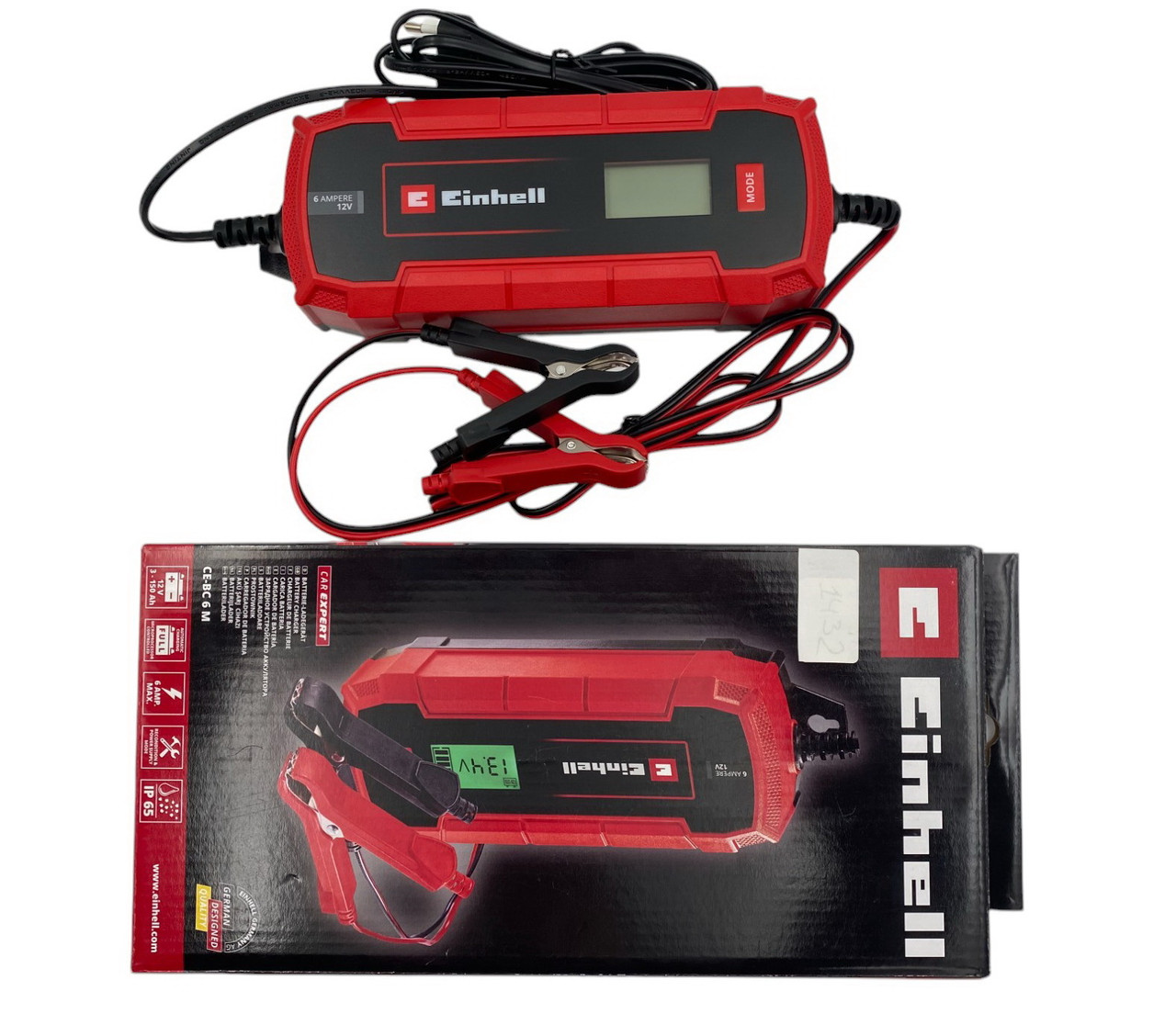 Зарядний пристрій Einhell CE-BC 6M для акумулятора з інтелектуальним зарядом
