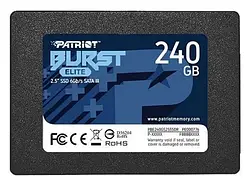 SSD диск Patriot Burst Elite (PBE240GS25SSDR) Black 240GB