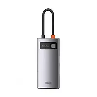 USB-хаб Baseus Metal Gleam Series 4-in-1 Multifunctional Type-C HUB Docking Station CAHUB-CY0G Gray