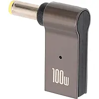 Перехідник XoKo (XK-DC-C-5.5-2.5) Type-С (мама) - DC 5.5-2.5 (тато) 100W