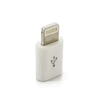 Перехідник Extradigital KBA1648 Lightning (тато) - microUSB (мама) White