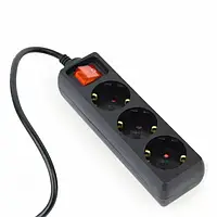 Мережевий фільтр EnerGenie EG-PSU3-01 Black 0.6м