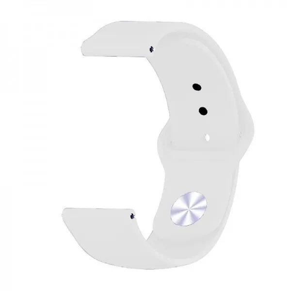 Ремінець для смарт-годинника BeCover для Samsung Galaxy Watch 46mm/Watch 3 45mm/Gear S3 Classic/Gear S3 Front White, фото 1