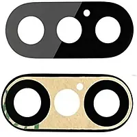 Скло камери Apple iPhone X без рамки (PRC) Black