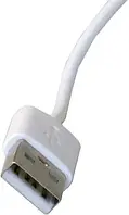 Зарядний кабель Extradigital USB для Smart Watch 2 pin (KBC1816) White