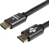 Відео-кабель Atcom 23710 HDMI(тато)HDMI(тато), 10m Black 2.1 60 HZ, фото 3