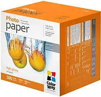 Фотопапір ColorWay PG2605004R глянцевий 260 г/м 10x15 500 арк
