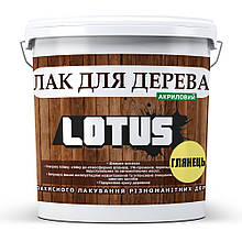 Лак акриловий для дерева LOTUS Прозорий Глянцевий 1л