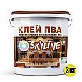 ПВА Клей універсальний водостійкий D2 SkyLine 3 кг, фото 2
