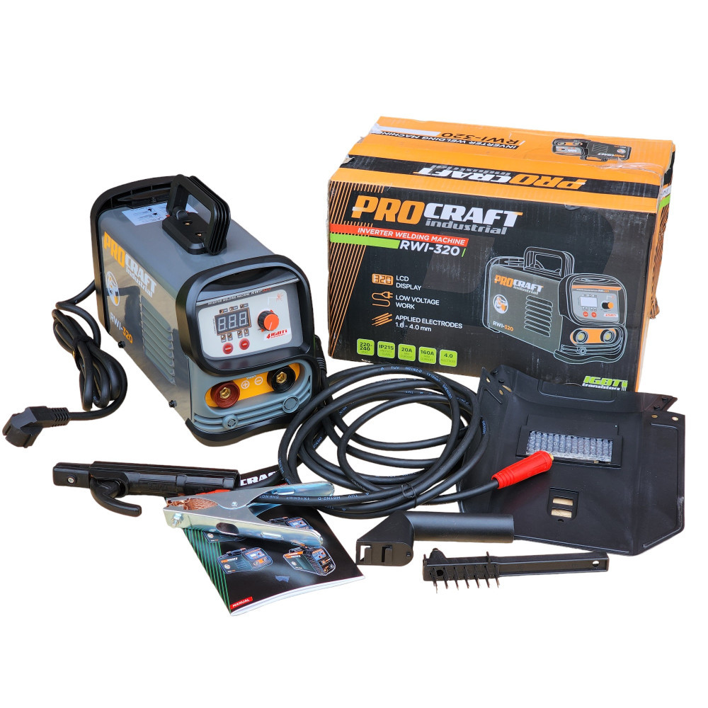 Зварювальний інверторний апарат Procraft RWI-320, фото 1
