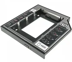 Карман для 2.5 SATA HDD, SSD h=12.7mm, , Second HDD Caddy Optibay