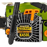 Бензопила ланцюгова Procraft K450L, фото 4