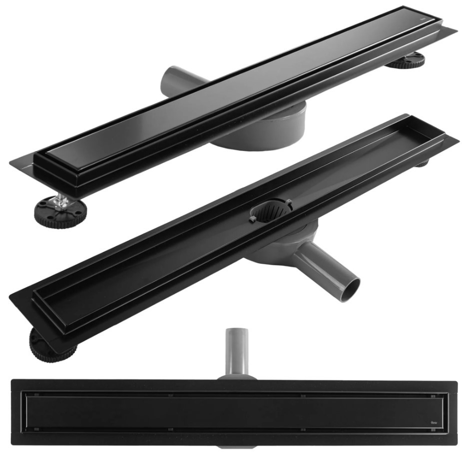 Трап Rea Neox Pro black mat 80 (REA-G7803)