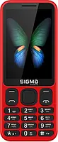 Кнопковий телефон Sigma mobile X-Style 351 Lider Red