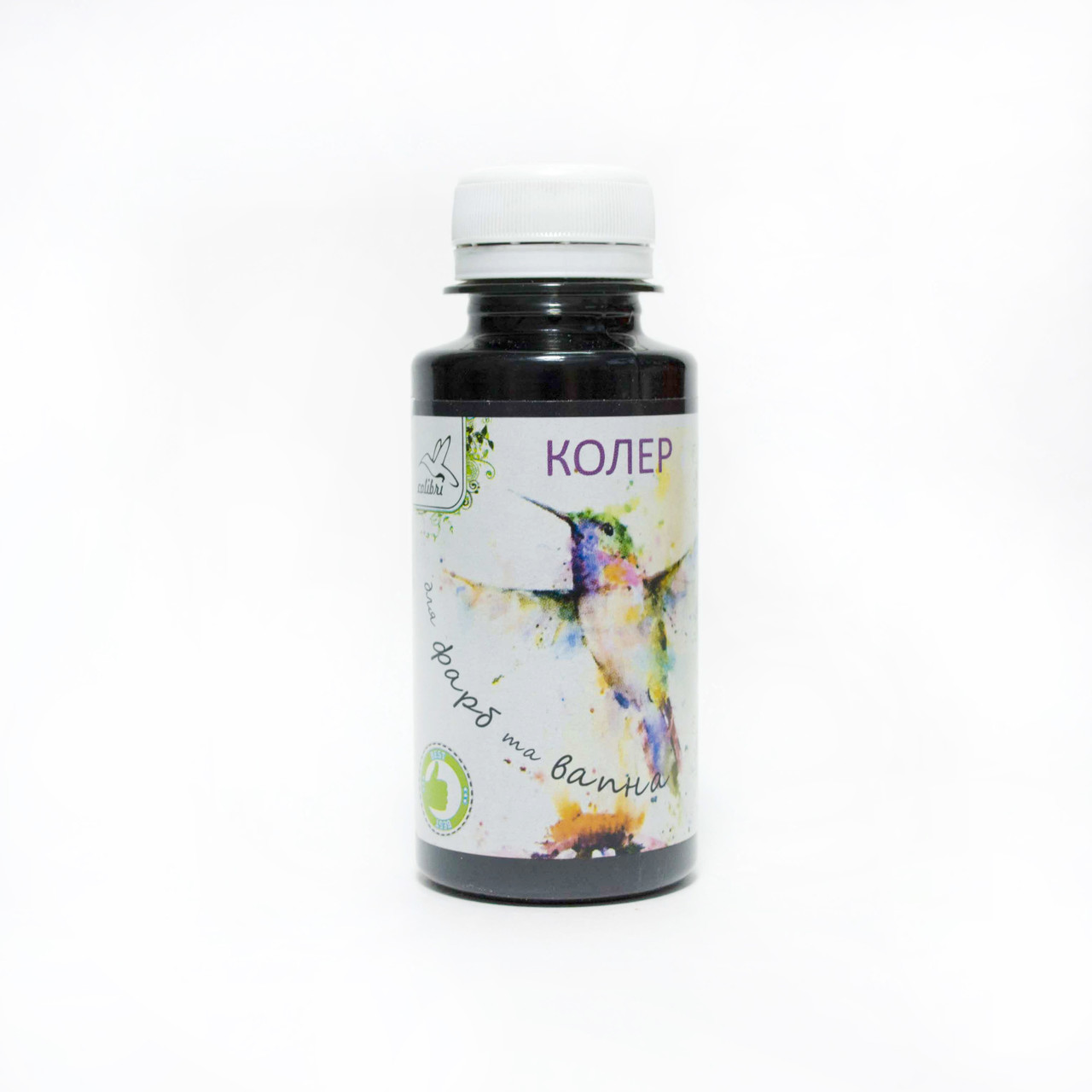 Пігмент концентрат «Colibri» № 18 Чорний 100 мл, фото 1