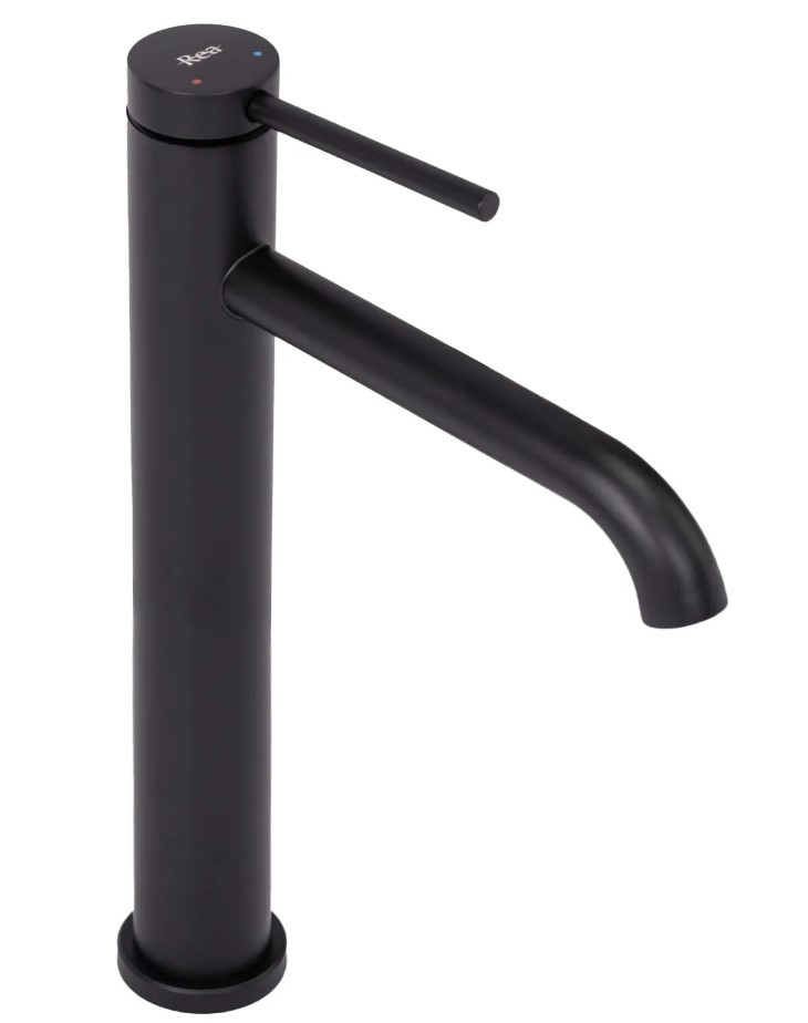 Змішувач для умивальника Rea Clif black matt високий (REA-B5325)