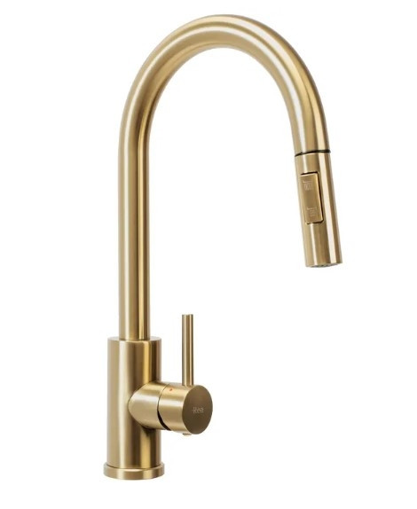Змішувач для кухні Rea Fresh brushed gold (REA-B9148)