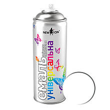 Емаль універсальна Матова New Ton 400 мл RAL 9010 Білий