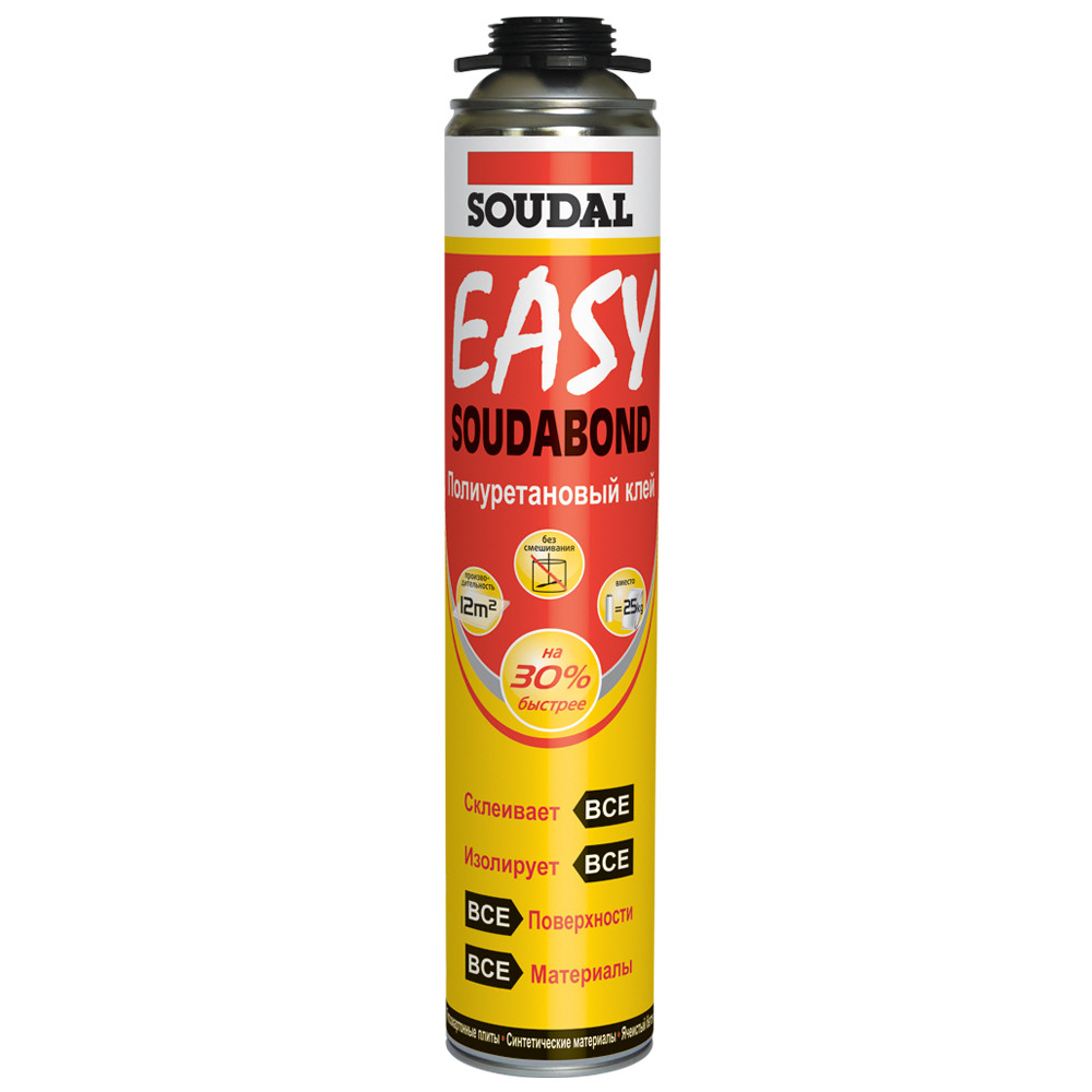 Піна клей п/пістолет SOUDABOND EASY GUN 750 мл