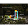 Акумулятор 18650 Fenix ​​3400mAh 3.6V Li-ion із Type-C зарядкою (Чорно-жовтий), фото 10
