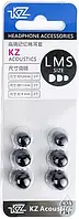 Амбушури для навушників Knowledge Zenith Silicone eartips Black (3 pairs) (90403039)