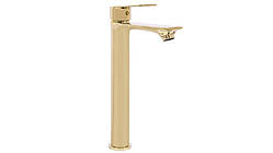 Змішувач для умивальника Rea Mayson високий, gold (REA-B5103)