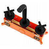 Змішувач для умивальника прихованого монтажу Rea Exit чорний (REA-B8000), фото 4