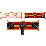 Змішувач для умивальника прихованого монтажу Rea Exit чорний (REA-B8000), фото 5