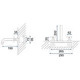 Змішувач для умивальника прихованого монтажу Rea Exit чорний (REA-B8000), фото 7