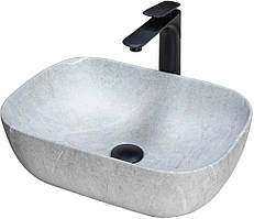 Умивальник Rea Livia 33,5x46,5 grey matt (REA-U3801)