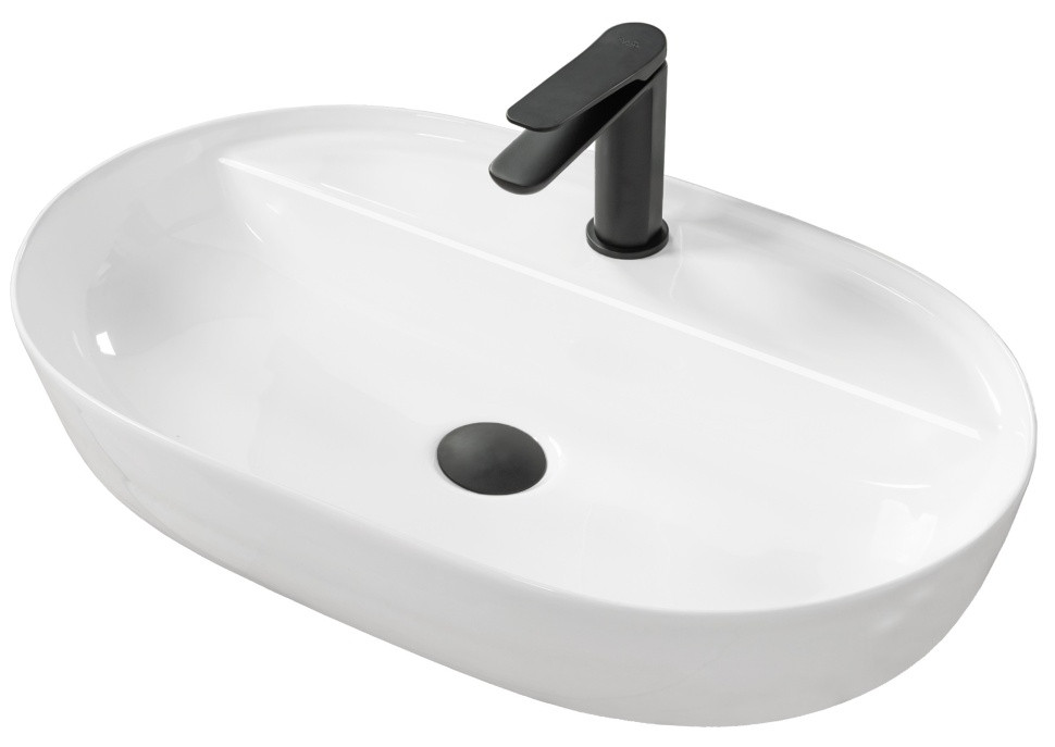 Умивальник Rea Aura 60,5x40,5 white (REA-U7900)