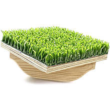 Терка декоративна для структури "1000 ліній" 150 x 150 мм з дерев'яною ручкою