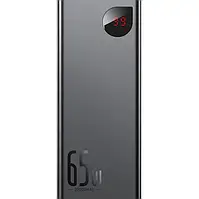 Зовнішній портативний акумулятор Baseus Adaman Metal Digital Display 20000mAh 65W Black (PPIMDA-D01)