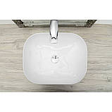 Умивальник Rea Mona Slim 40,2x50,7 білий (REA-U6300), фото 3