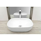 Умивальник Rea Mona Slim 40,2x50,7 білий (REA-U6300), фото 5