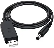 Кабель живлення для роутера ArmorStandart USB - DC 5.5x2.1 12В 0.8 м Black (ARM65663)