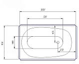 Акрилова ванна Redokss San CREMONA 1200x950, фото 5