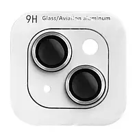 Захисне скло для камери EpiK Metal Classic для Apple iPhone 15 (6.1)/15 Plus (6.7) Silver (в упак.)