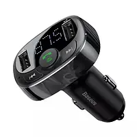 ФМ-модулятор Baseus S-09 Standart Edition 2.4 A 2xUSB Black (CCMT000001)