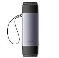 Картрідер Baseus Lite Series USB-A & Type-C to SD/TF Gray WKQX060113